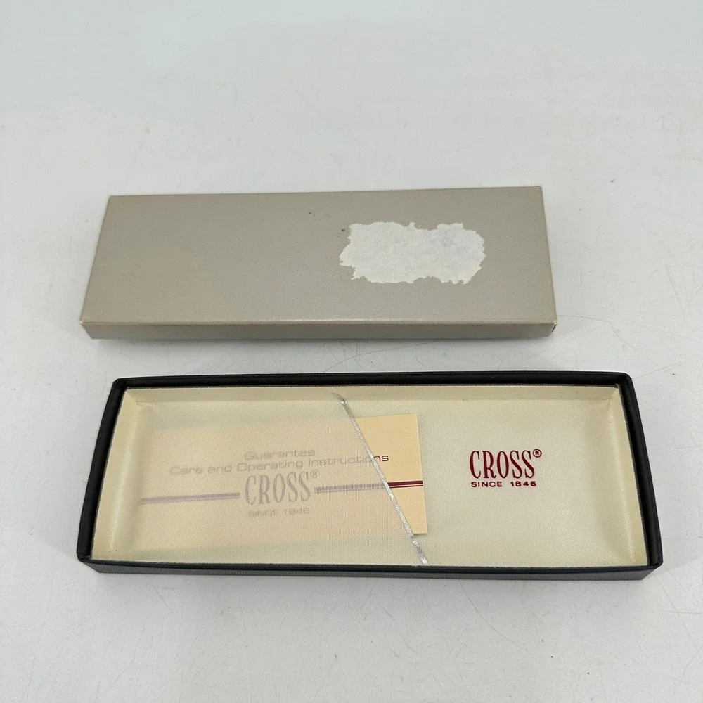 Cross Century Ballpoint Pen Lustrous Chrome Silver Tone with Original Box
